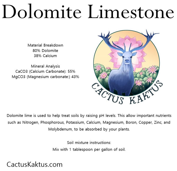Horticultural Dolomite Limestone - Soil Amendment
